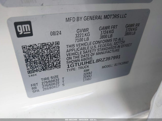 1GTUUHEL8RZ397991 GMC Sierra 1500 4wd Short Box Denali Ultimate