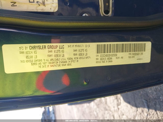 Продаж на аукціоні авто 2014 Dodge Charger Se, vin: 2C3CDXBG3EH325558, номер лоту: 46022518