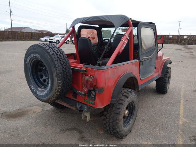 46022591 :رقم المزاد ، 1JCUM87E9GT081657 vin ، 1986 Jeep Jeep Cj7 مزاد بيع