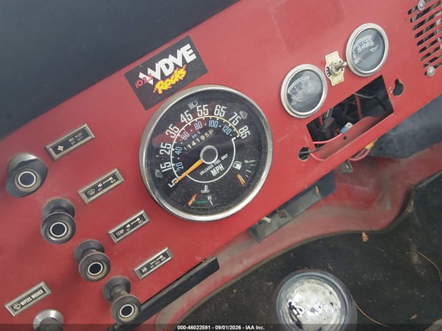 46022591 :رقم المزاد ، 1JCUM87E9GT081657 vin ، 1986 Jeep Jeep Cj7 مزاد بيع