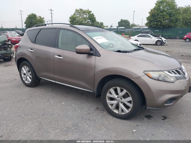 2012 Nissan Murano Sl მანქანა იყიდება აუქციონზე, vin: JN8AZ1MW3CW221399, აუქციონის ნომერი: 46022684