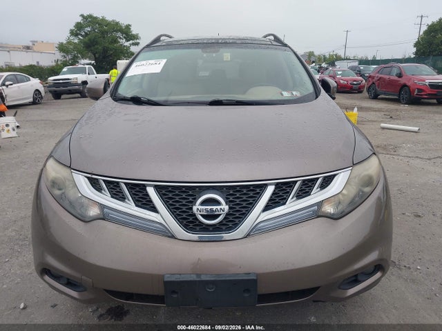 2012 Nissan Murano Sl მანქანა იყიდება აუქციონზე, vin: JN8AZ1MW3CW221399, აუქციონის ნომერი: 46022684
