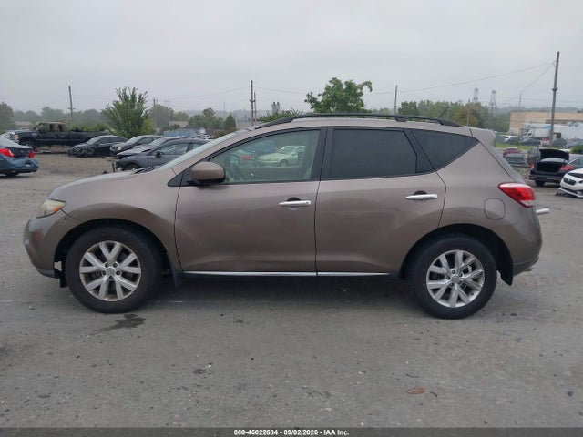 2012 Nissan Murano Sl მანქანა იყიდება აუქციონზე, vin: JN8AZ1MW3CW221399, აუქციონის ნომერი: 46022684