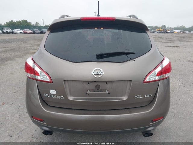2012 Nissan Murano Sl მანქანა იყიდება აუქციონზე, vin: JN8AZ1MW3CW221399, აუქციონის ნომერი: 46022684