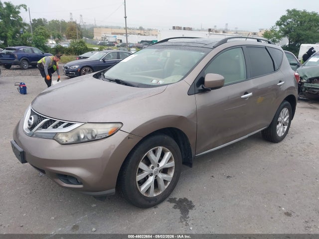2012 Nissan Murano Sl მანქანა იყიდება აუქციონზე, vin: JN8AZ1MW3CW221399, აუქციონის ნომერი: 46022684