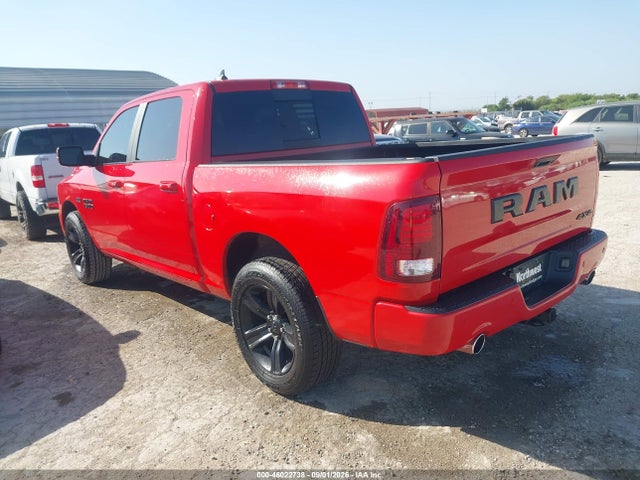 46022738 :رقم المزاد ، 1C6RR7MT7JS109367 vin ، 2018 Ram 1500 Night  4x4 5'7 Box مزاد بيع