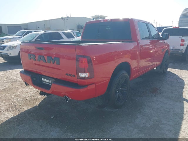 46022738 :رقم المزاد ، 1C6RR7MT7JS109367 vin ، 2018 Ram 1500 Night  4x4 5'7 Box مزاد بيع