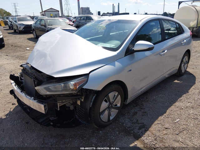 46022779 :رقم المزاد ، KMHC65LC5JU100566 vin ، 2018 Hyundai Ioniq Hybrid Blue مزاد بيع