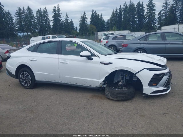 Продажа на аукционе авто 2026 Hyundai Sonata Hybrid Blue, vin: KMHL24JJ7TA158626, номер лота: 46022792