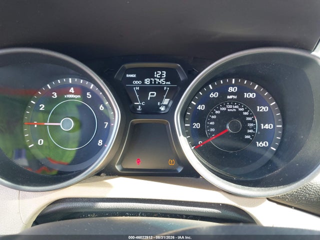 2013 Hyundai Elantra Gls მანქანა იყიდება აუქციონზე, vin: 5NPDH4AE1DH309061, აუქციონის ნომერი: 46022912