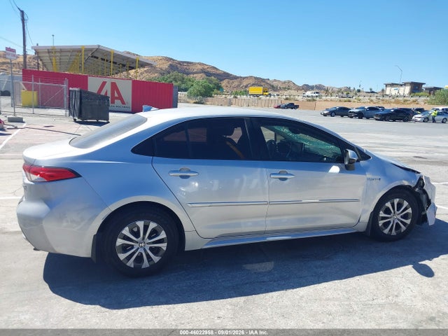 46022958 :رقم المزاد ، JTDEBRBE5LJ022507 vin ، 2020 Toyota Corolla Hybrid Le مزاد بيع