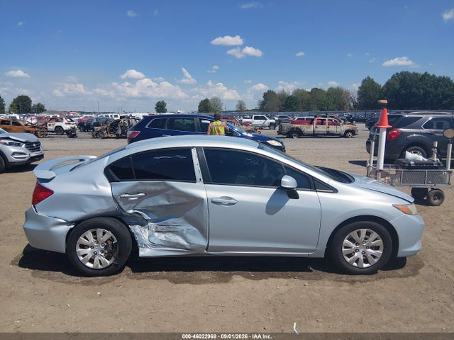 Продаж на аукціоні авто 2012 Honda Civic Lx, vin: 2HGFB2F56CH597529, номер лоту: 46022968