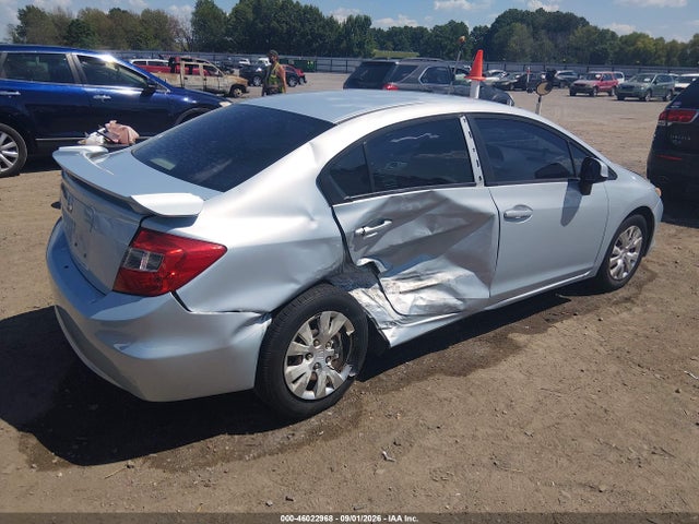 Продаж на аукціоні авто 2012 Honda Civic Lx, vin: 2HGFB2F56CH597529, номер лоту: 46022968