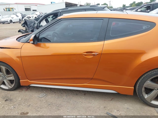 2013 Hyundai Veloster Turbo W/black მანქანა იყიდება აუქციონზე, vin: KMHTC6AEXDU116656, აუქციონის ნომერი: 46023078