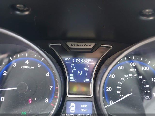 2013 Hyundai Veloster Turbo W/black მანქანა იყიდება აუქციონზე, vin: KMHTC6AEXDU116656, აუქციონის ნომერი: 46023078