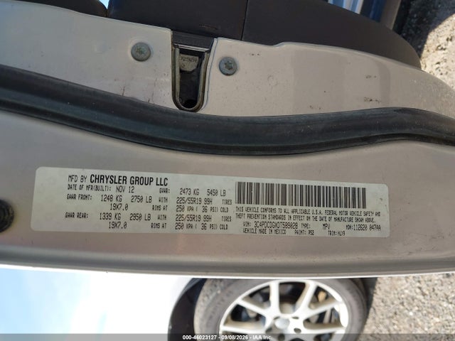 Продаж на аукціоні авто 2013 Dodge Journey Crew, vin: 3C4PDCDGXDT589028, номер лоту: 46023127