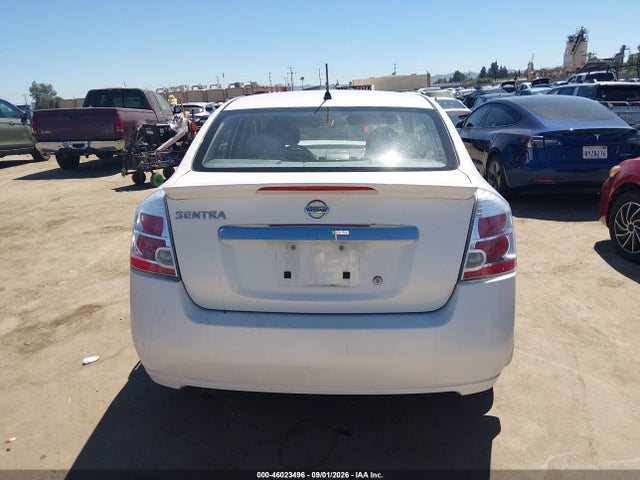 2012 Nissan Sentra 2.0 S მანქანა იყიდება აუქციონზე, vin: 3N1AB6AP3CL705172, აუქციონის ნომერი: 46023496