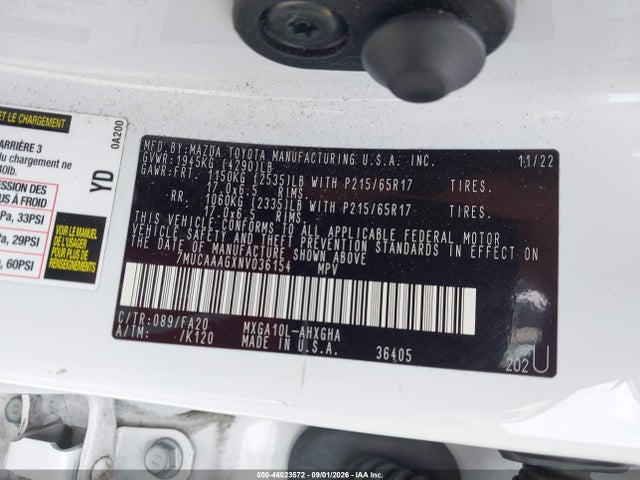 Toyota Corolla Cross Le 2022 7MUCAAAGXNV036154 Image 9