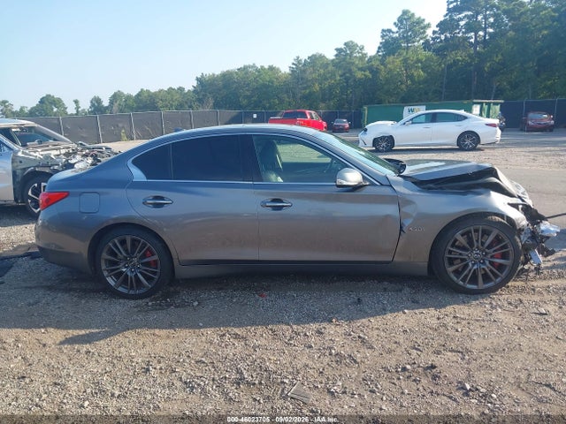 2017 Infiniti Q50 3.0t Red Sport 400 მანქანა იყიდება აუქციონზე, vin: JN1FV7AP0HM850122, აუქციონის ნომერი: 46023705