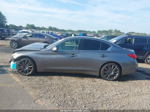 2017 Infiniti Q50 3.0t Red Sport 400 მანქანა იყიდება აუქციონზე, vin: JN1FV7AP0HM850122, აუქციონის ნომერი: 46023705