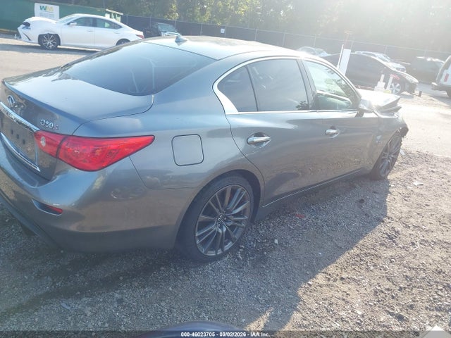 2017 Infiniti Q50 3.0t Red Sport 400 მანქანა იყიდება აუქციონზე, vin: JN1FV7AP0HM850122, აუქციონის ნომერი: 46023705