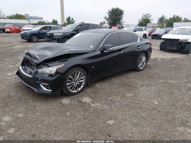 Продаж на аукціоні авто 2018 Infiniti Q50 3.0t Luxe, vin: JN1EV7AR9JM433598, номер лоту: 46023822