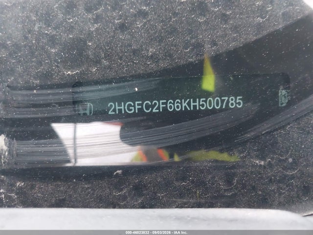 Продаж на аукціоні авто 2019 Honda Civic Lx, vin: 2HGFC2F66KH500785, номер лоту: 46023832