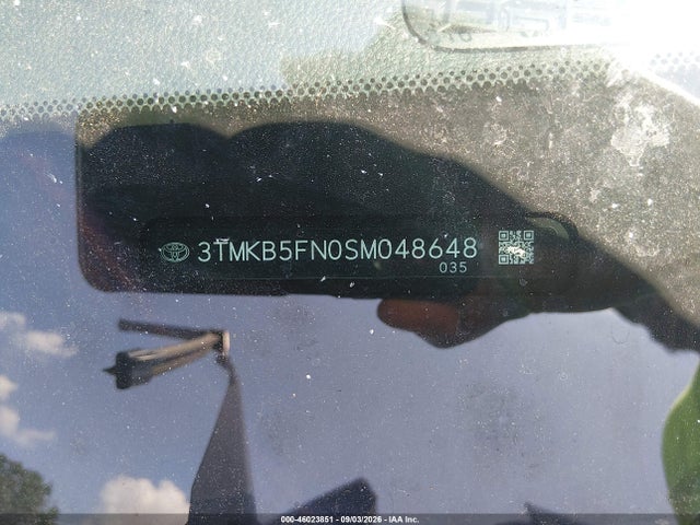 Продаж на аукціоні авто 2025 Toyota Tacoma Sr5, vin: 3TMKB5FN0SM048648, номер лоту: 46023851