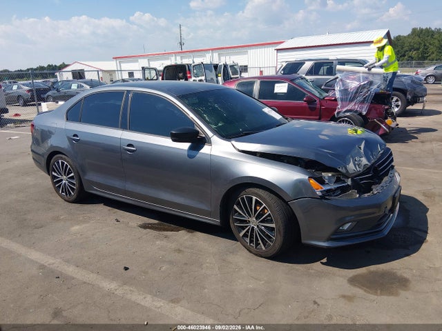 46023946 :رقم المزاد ، 3VWD17AJ0FM325314 vin ، 2015 Volkswagen Jetta 1.8t Sport مزاد بيع