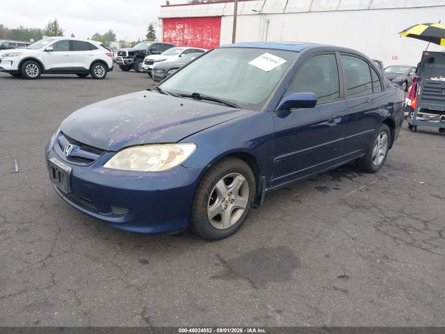 46024052 :رقم المزاد ، 2HGES26894H603749 vin ، 2004 Honda Civic Ex مزاد بيع