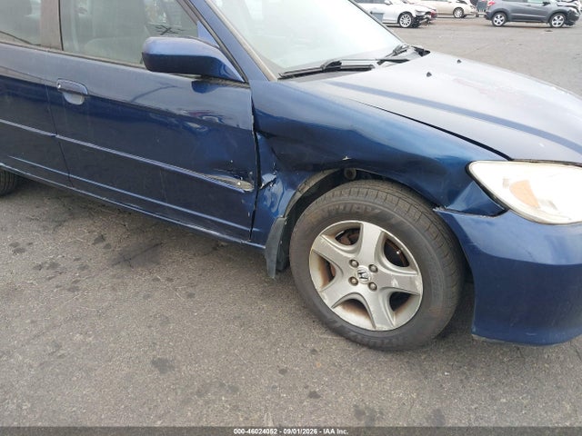 46024052 :رقم المزاد ، 2HGES26894H603749 vin ، 2004 Honda Civic Ex مزاد بيع