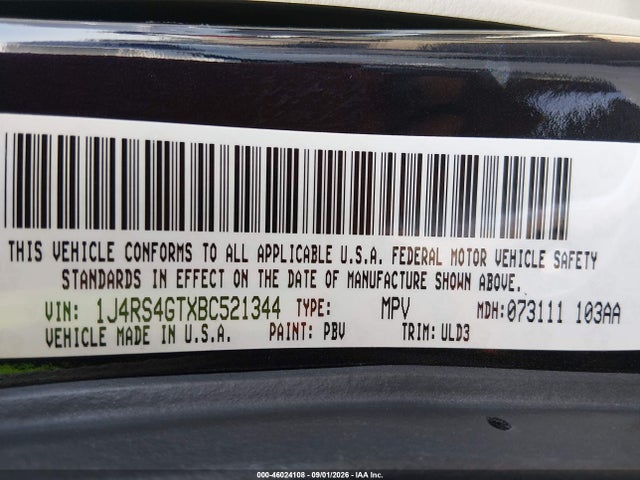 Aukcja sprzedaży 2011 Jeep Grand Cherokee Laredo, vin: 1J4RS4GTXBC521344, numer aukcji: 46024108