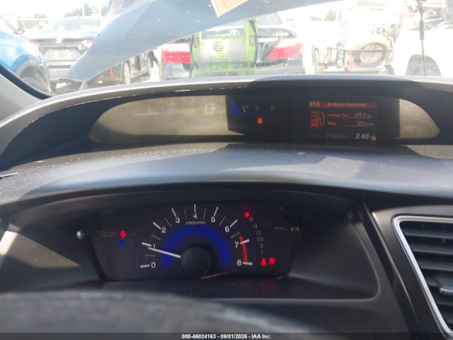 46024163 :رقم المزاد ، 2HGFG3B88DH512845 vin ، 2013 Honda Civic Ex مزاد بيع