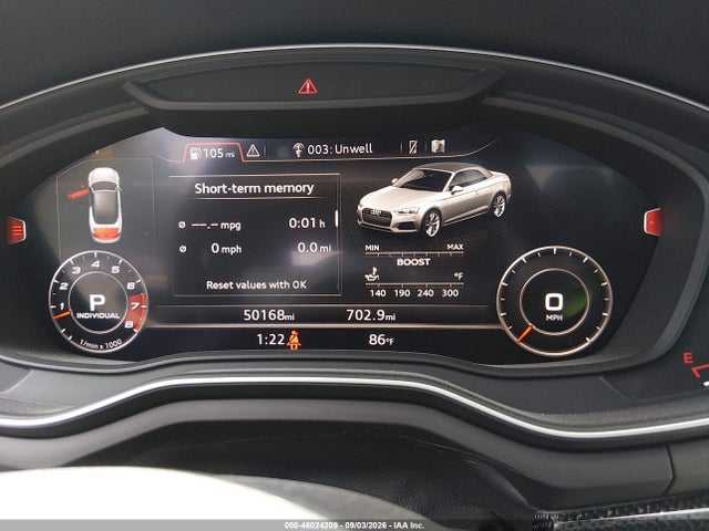 Aukcja sprzedaży 2018 Audi S5 3.0t Premium Plus, vin: WAUY4GF51JN020813, numer aukcji: 46024209