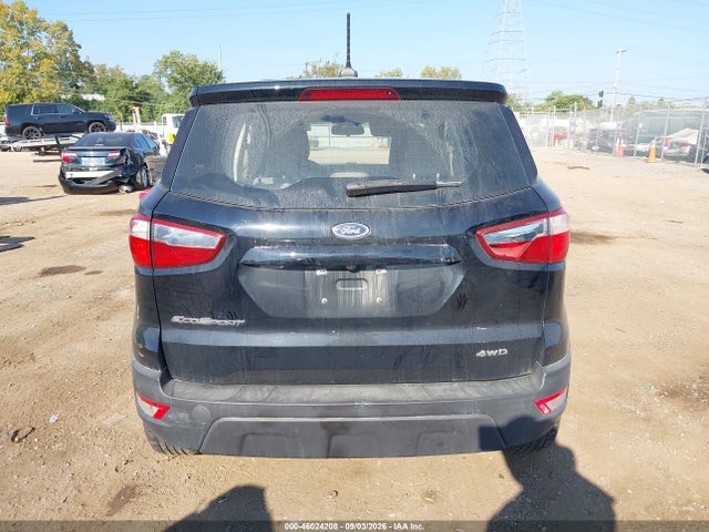 46024208 :رقم المزاد ، MAJ6S3FL4NC460250 vin ، 2022 Ford Ecosport S مزاد بيع