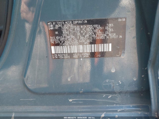 Продажа на аукционе авто 2009 Scion Xb, vin: JTLKE50E791070321, номер лота: 46024279