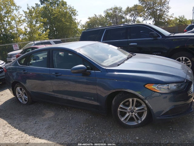 2018 Ford Fusion Hybrid Se მანქანა იყიდება აუქციონზე, vin: 3FA6P0LU7JR268975, აუქციონის ნომერი: 46024379