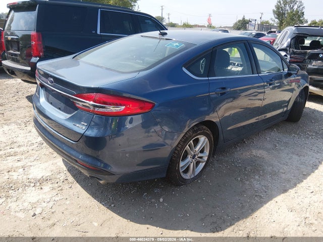 2018 Ford Fusion Hybrid Se მანქანა იყიდება აუქციონზე, vin: 3FA6P0LU7JR268975, აუქციონის ნომერი: 46024379