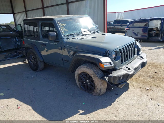 2024 Jeep Wrangler 2-door Sport S 4x4 მანქანა იყიდება აუქციონზე, vin: 1C4PJXAG2RW129948, აუქციონის ნომერი: 46024430