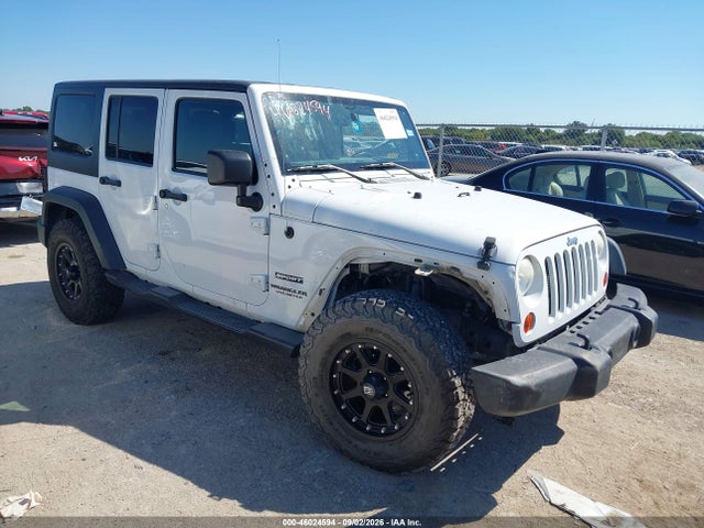 2013 Jeep Wrangler Unlimited Sport მანქანა იყიდება აუქციონზე, vin: 1C4BJWDG1DL574577, აუქციონის ნომერი: 46024594