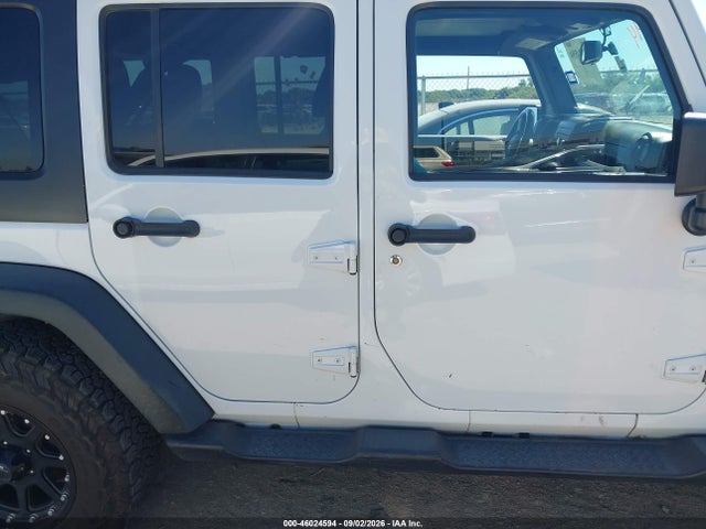 2013 Jeep Wrangler Unlimited Sport მანქანა იყიდება აუქციონზე, vin: 1C4BJWDG1DL574577, აუქციონის ნომერი: 46024594