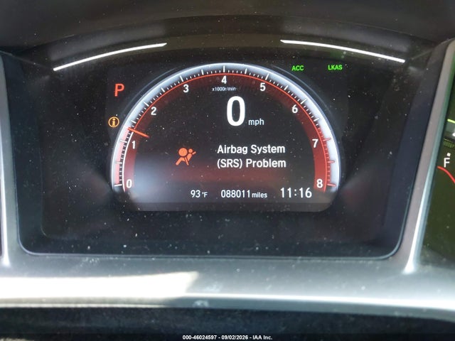 Aukcja sprzedaży 2019 Honda Civic Sport, vin: 2HGFC2F89KH508221, numer aukcji: 46024597