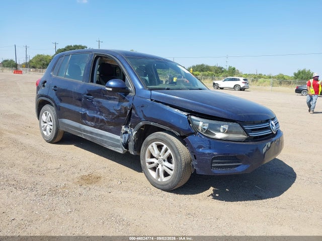 2014 Volkswagen Tiguan S მანქანა იყიდება აუქციონზე, vin: WVGAV3AX7EW501969, აუქციონის ნომერი: 46024774