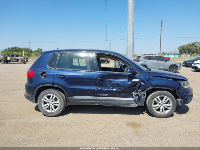 2014 Volkswagen Tiguan S მანქანა იყიდება აუქციონზე, vin: WVGAV3AX7EW501969, აუქციონის ნომერი: 46024774