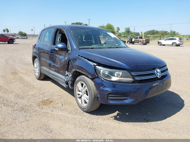 2014 Volkswagen Tiguan S მანქანა იყიდება აუქციონზე, vin: WVGAV3AX7EW501969, აუქციონის ნომერი: 46024774