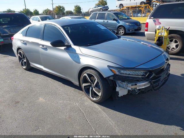 2022 Honda Accord Hybrid Sport მანქანა იყიდება აუქციონზე, vin: 1HGCV3F22NA047218, აუქციონის ნომერი: 46024796