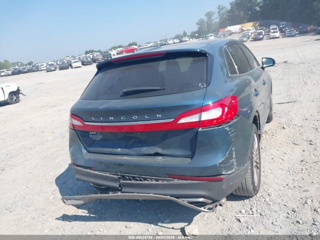 46024798 :رقم المزاد ، 2LMTJ6LR6GBL82180 vin ، 2016 Lincoln Mkx Reserve مزاد بيع