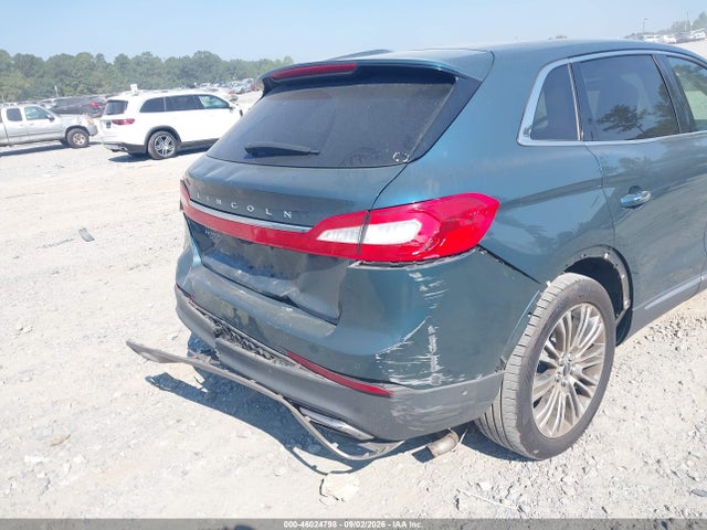 46024798 :رقم المزاد ، 2LMTJ6LR6GBL82180 vin ، 2016 Lincoln Mkx Reserve مزاد بيع