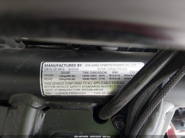 Cf Moto 450 Cl-c 2025 LCEPESLFXS6002205 Image 10