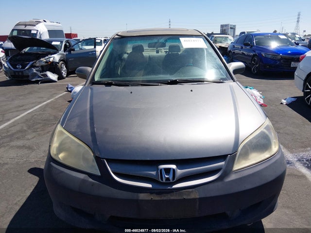 Продажа на аукционе авто 2005 Honda Civic Ex, vin: 2HGES26895H510800, номер лота: 46024977